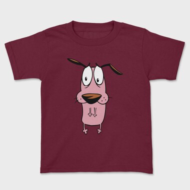 Cartoon Retro Courage the Cowardly Dog 6, Детска Тениска