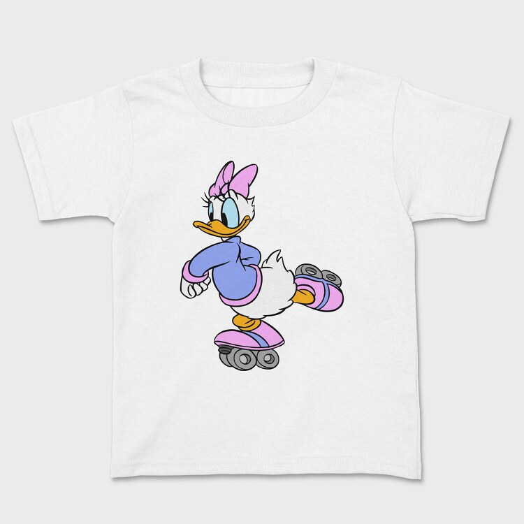 Cartoon Retro Daisy Duck 3, Детска Тениска