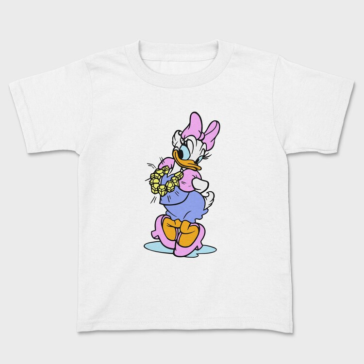 Cartoon Retro Daisy Duck 5, Детска Тениска