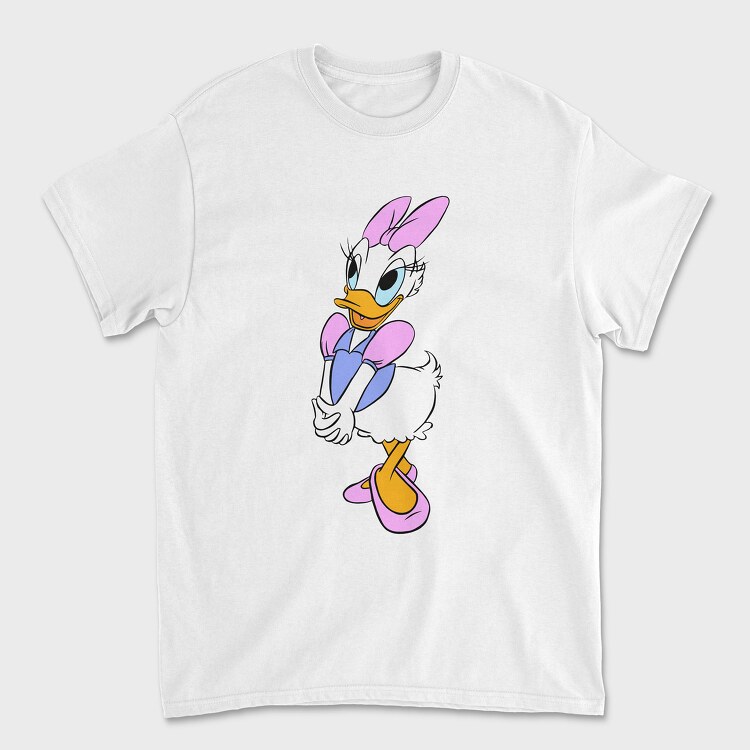 Cartoon Retro Daisy Duck 6, Unisex Men's T-Shirt