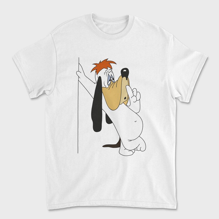 Cartoon Retro Droopy 6, Унисекс Мъжка Тениска