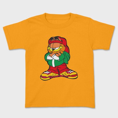 Cartoon Retro Garfield 2, Kids' T-Shirt