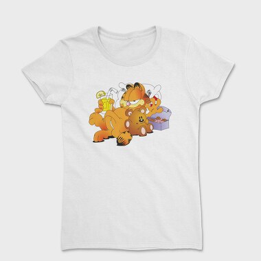 Cartoon Retro Garfield 4, Дамска Тениска