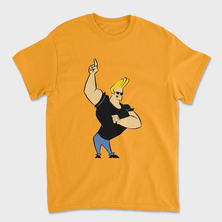 Cartoon Retro Johny Bravo 1, Unisex Men's T-Shirt