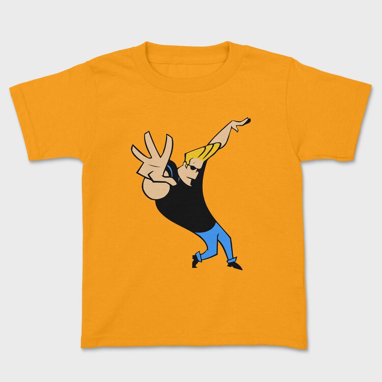 Cartoon Retro Johny Bravo 4, Детска Тениска