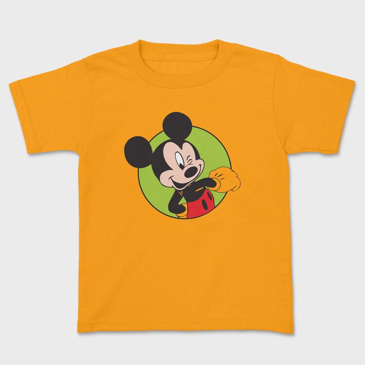 Cartoon Retro Mickey Mouse 2, Kids' T-Shirt