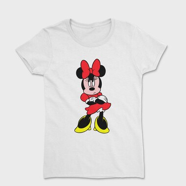 Cartoon Retro Minnie 5, Дамска Тениска