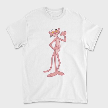Cartoon Retro Pink Panter 1, Unisex Men's T-Shirt