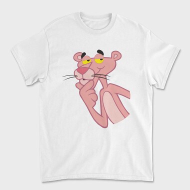 Cartoon Retro Pink Panter 5, Unisex Men's T-Shirt