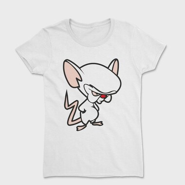 Cartoon Retro Pinky and Cerebro 6, Women's T-Shirt