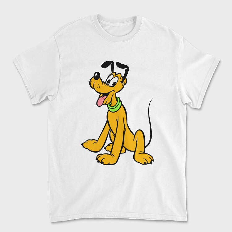 Cartoon Retro Pluto 5, Unisex Men's T-Shirt