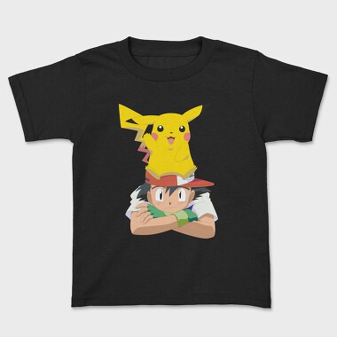 Cartoon Retro Pokemon 1, Kids' T-Shirt