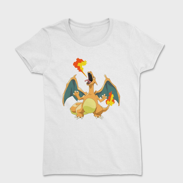 Cartoon Retro Pokemon 6, Дамска Тениска