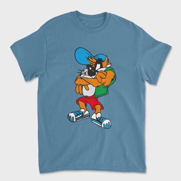 Cartoon Retro Tazmania 1, Унисекс Мъжка Тениска