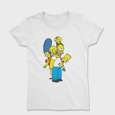 Cartoon Retro the Simpsons 1, Women's T-Shirt