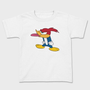Cartoon Retro Woody Woodpecker 1, Kids' T-Shirt
