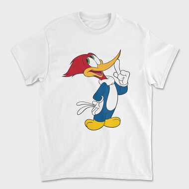 Cartoon Retro Woody Woodpecker 2, Unisex Men's T-Shirt