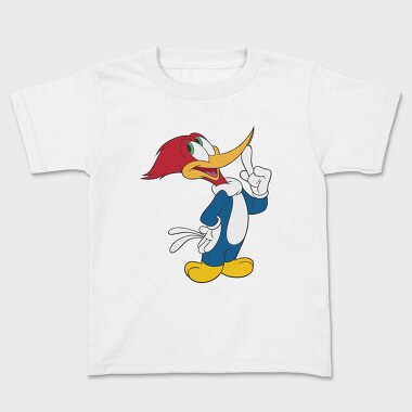 Cartoon Retro Woody Woodpecker 2, Детска Тениска