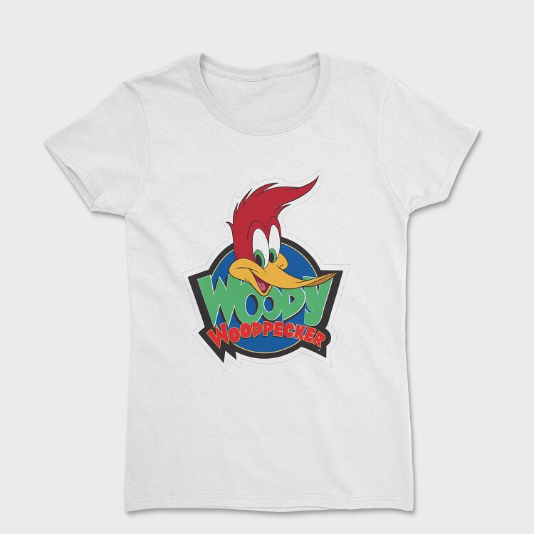 Cartoon Retro Woody Woodpecker 3, Women's T-Shirt