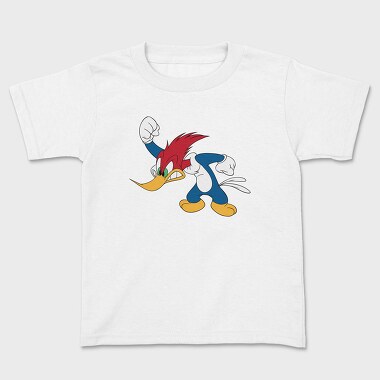 Cartoon Retro Woody Woodpecker 5, Kids' T-Shirt