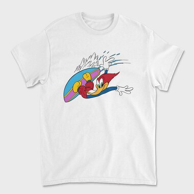 Cartoon Retro Woody Woodpecker 6, Унисекс Мъжка Тениска