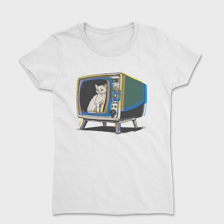 Cat Inside Tv, Дамска Тениска