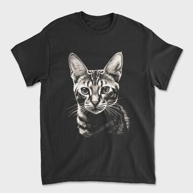 Cat Portrait, Unisex Men's T-Shirt