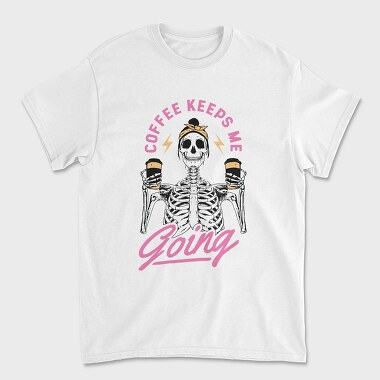 Coffee Keeps Me Going, Unisex Men's T-Shirt
