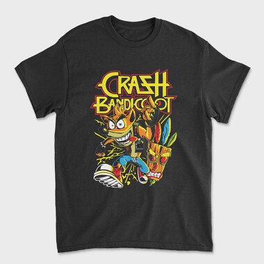 Crash Bandicoot, Unisex Men's T-Shirt