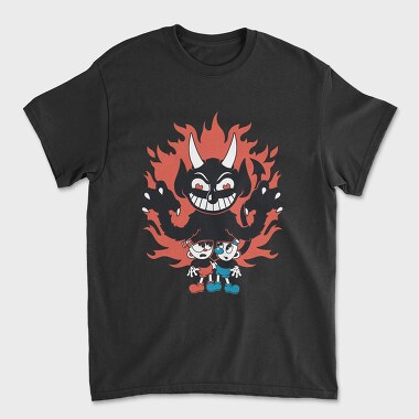 Cuphead 6, Унисекс Мъжка Тениска