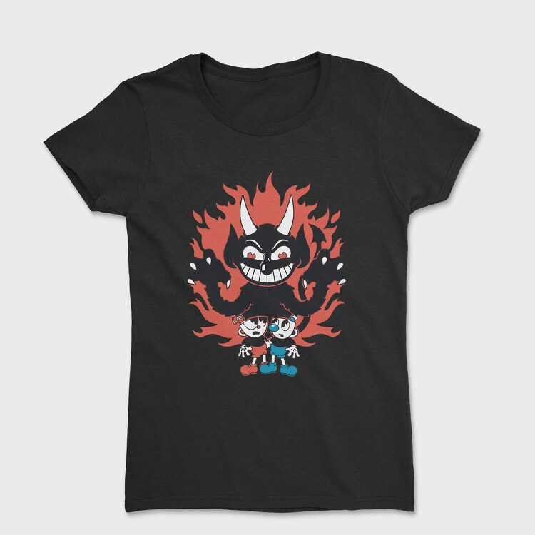 Cuphead 6, Дамска Тениска