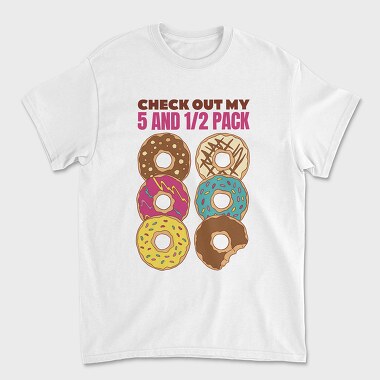Unisex Men's T-Shirt, Donuts Pack