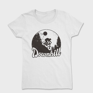 Downhill Monochrome, Women's T-Shirt