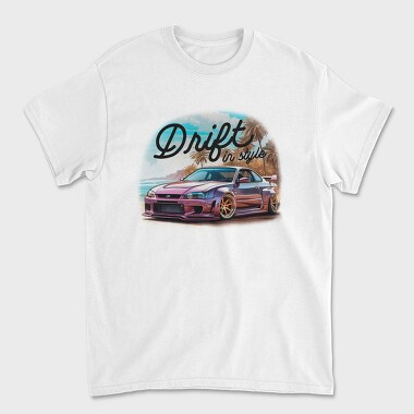 Unisex Men's T-Shirt, Drift Car