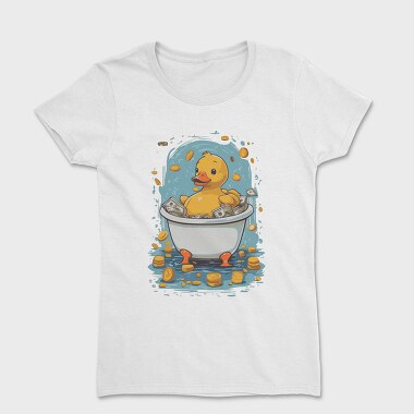 Duck Money Cartoon, Women's T-Shirt