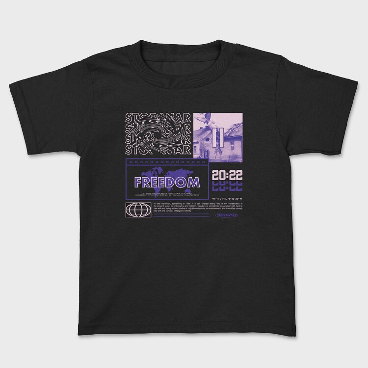 Freedom 2, Kids' T-Shirt