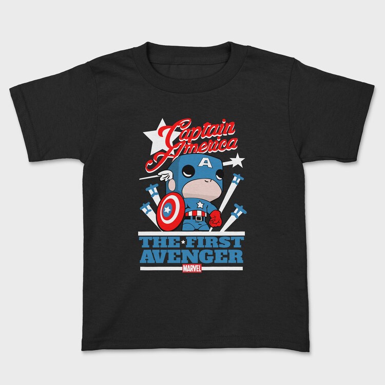 Funko Marvel captain america, Детска Тениска