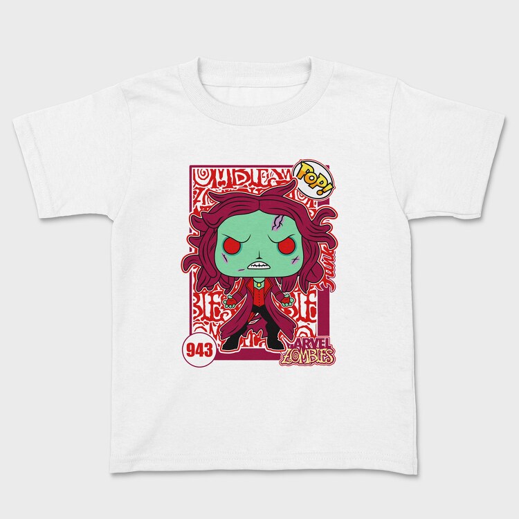 Funko Marvel Zombies Scarlet Witch, Детска Тениска