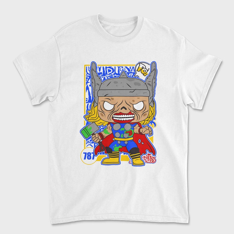 Funko Marvel Zombies Thor, Unisex Men's T-Shirt