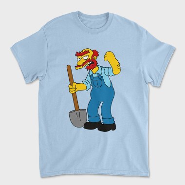 Groundskeeper Willie, Unisex Men's T-Shirt
