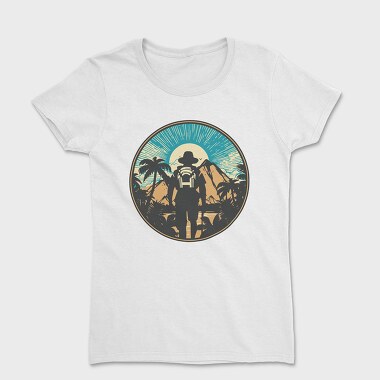 Hiking Palm Trees, Women's T-Shirt