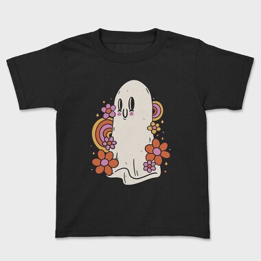 Hippie Ghost, Kids' T-Shirt