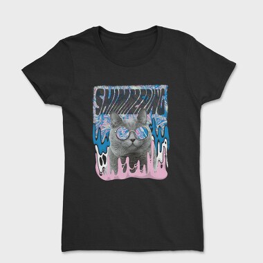 Holographic Cat, Women's T-Shirt