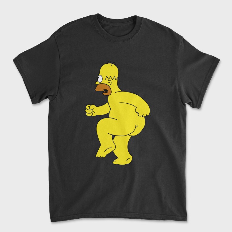 Homer Simpson 3, Унисекс Мъжка Тениска