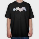 Horse Bubblegum Monochrome, Unisex Men's T-Shirt