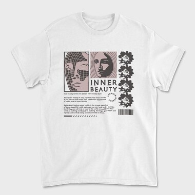 Inner Beauty 1, Unisex Men's T-Shirt