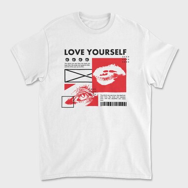 Унисекс Мъжка Тениска, Love Yourself 1