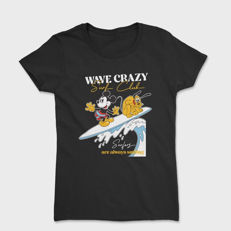Mickey Mouse Surf Club, Women's T-Shirt