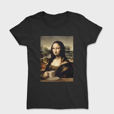 Monalisa Coffee, Women's T-Shirt