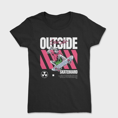 Outside Skateboard 1, Women's T-Shirt